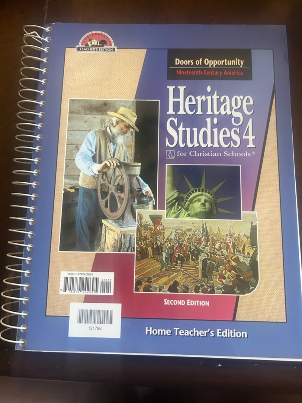 Heritage Studies 4 Home Teacher's Edition - Blue